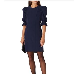 Black Halo Elsie Dress Size 16 Blue